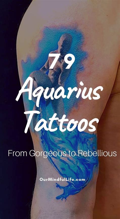 55 Unique and Gorgeous Aquarius Tattoos with Meanings